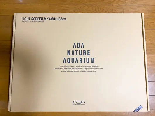 ADA ライトスクリーン60 レビュー！ - Aquarium Blog